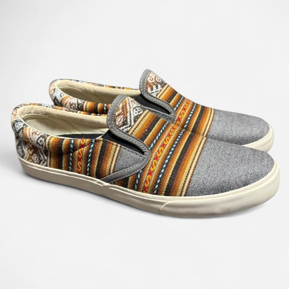 NWOB Inkkas Western Aztec Slip Ons Unisex Size 12W - 10M
